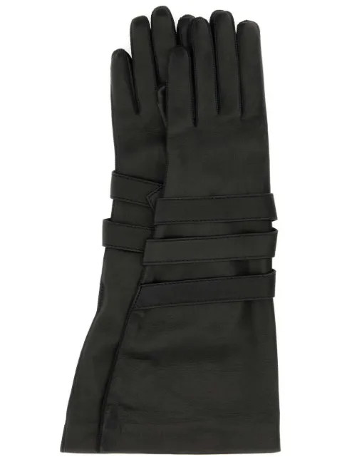 Saint Laurent Aviator panelled gloves