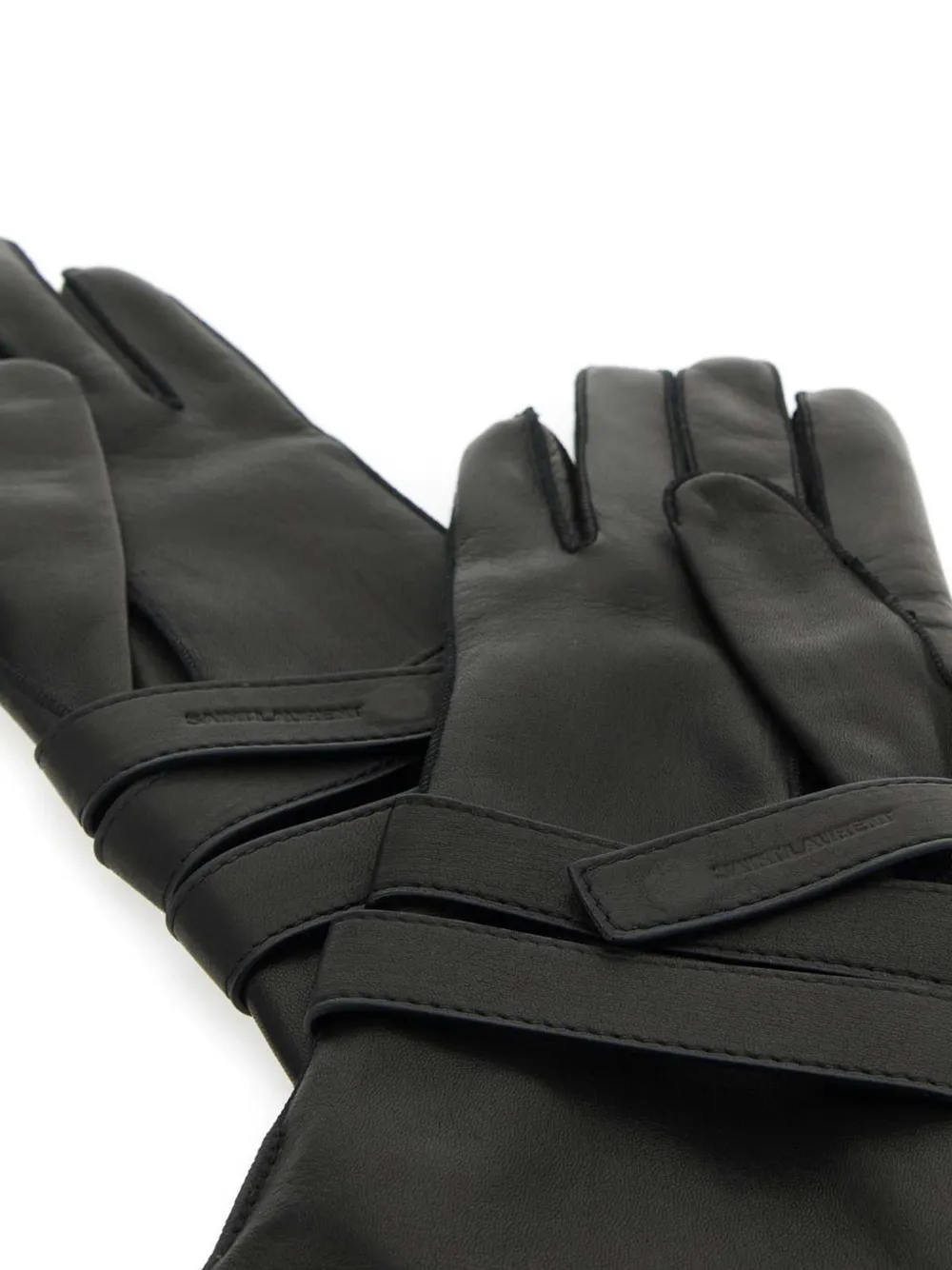 Aviator panelled gloves