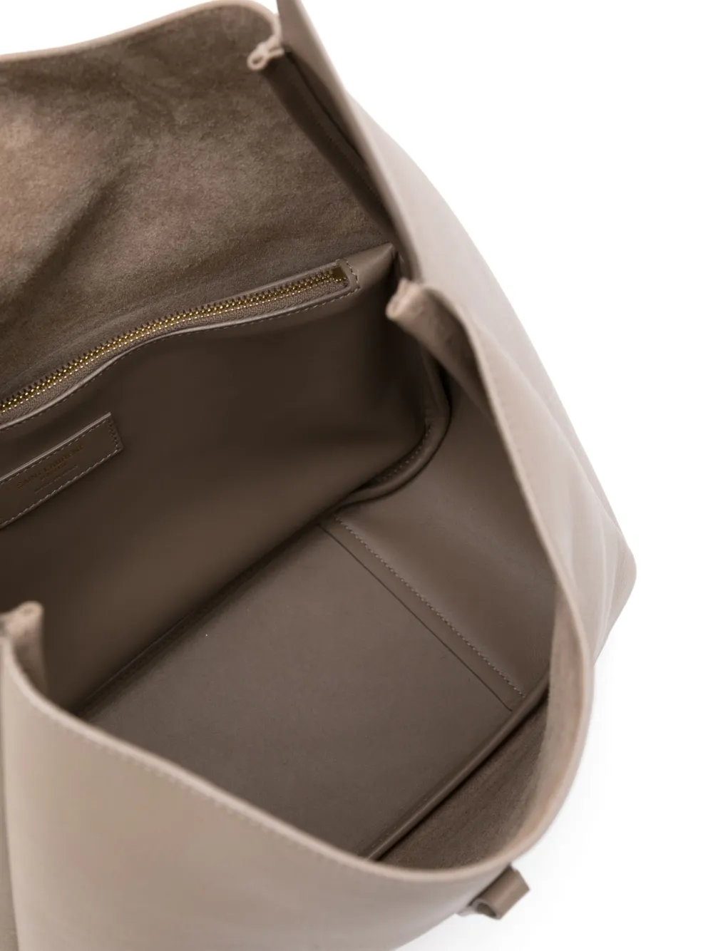 Saint Laurent Le 5 à 7 suède schoudertas Beige