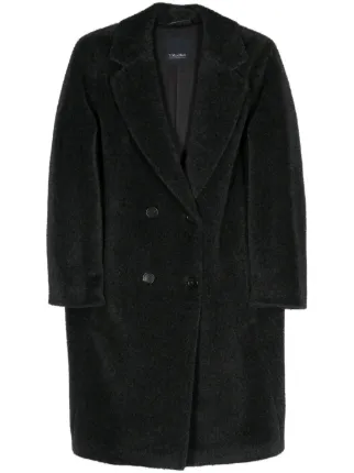 S Max Mara Roseto double breasted Coat Grey FARFETCH NZ