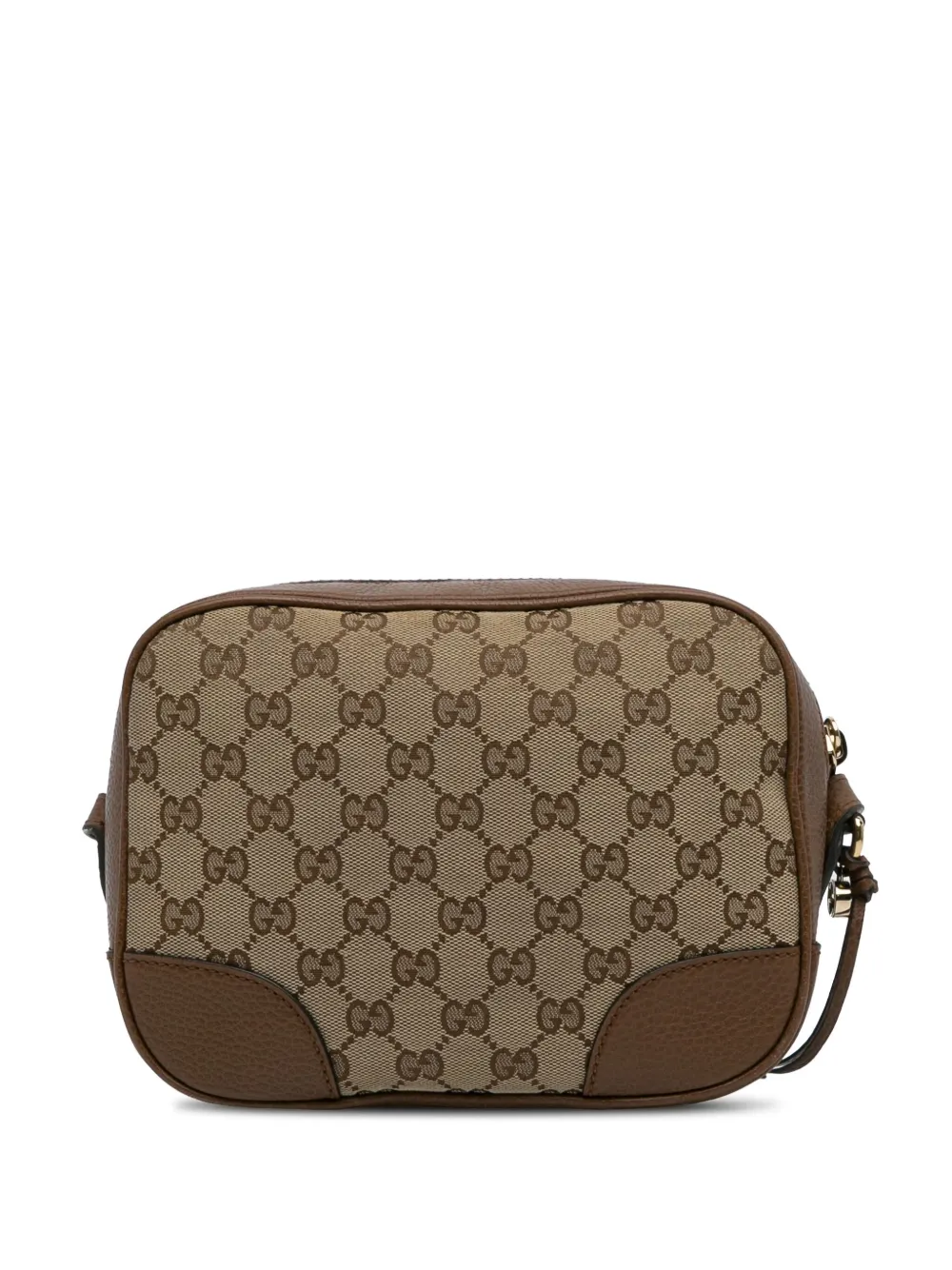 Gucci Pre-Owned 2000-2015 Gucci GG Canvas Bree Crossbody Bag - Bruin
