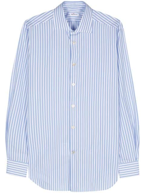 Kiton striped long-sleeve shirt