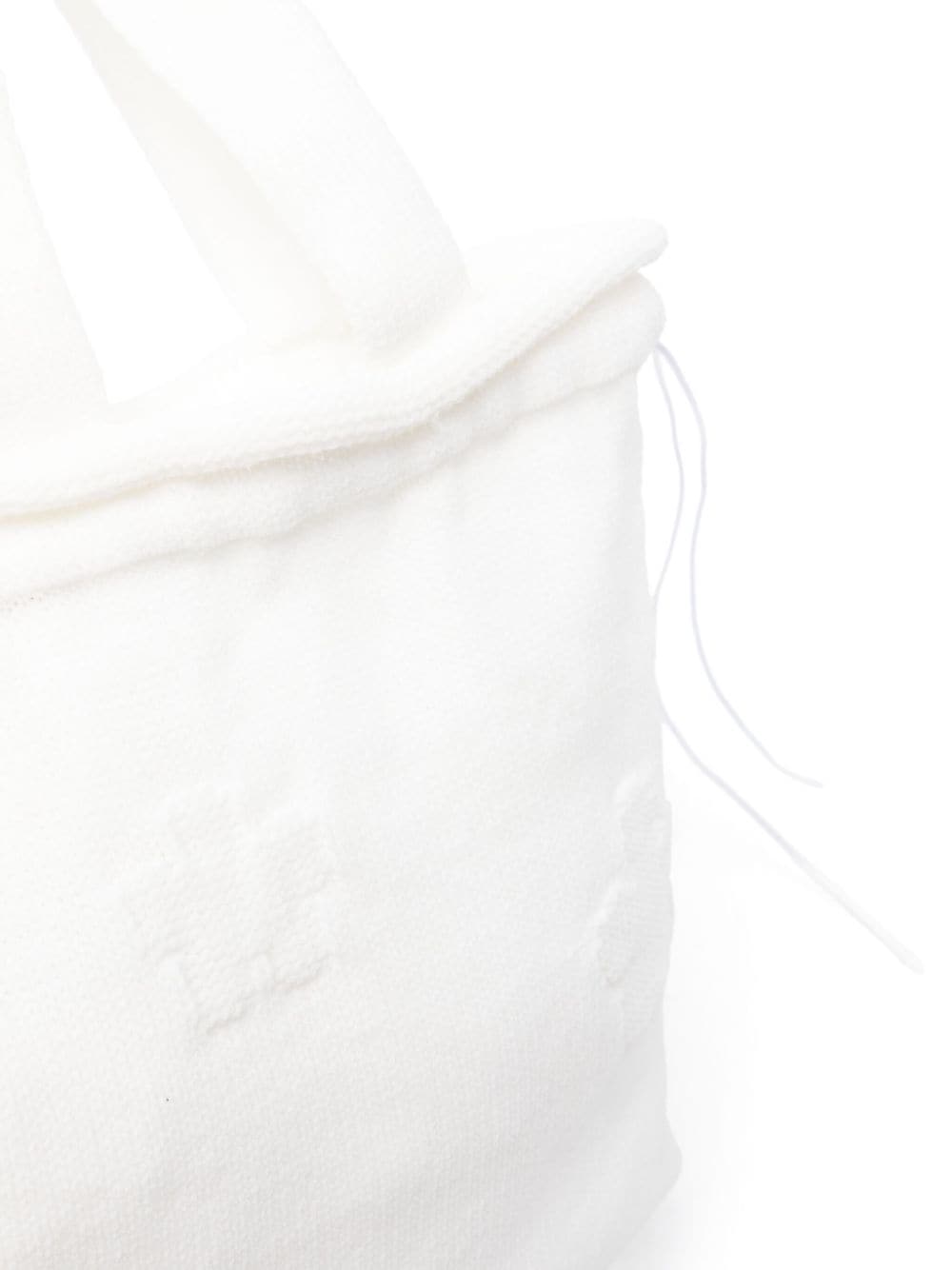 Shop Cecilie Bahnsen Floral-pattern Mini Bag In White