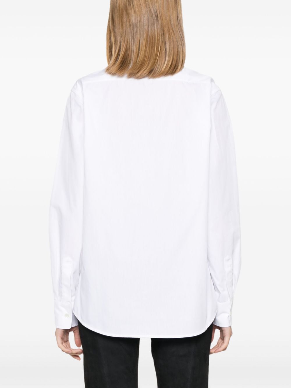 Shop P.a.r.o.s.h Embroidered Shirt In White