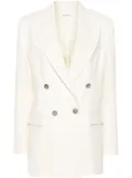 P.A.R.O.S.H. double-breasted blazer - White