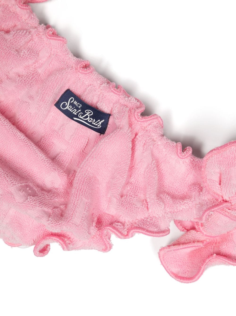 Shop Mc2 Saint Barth Emy Terry-cloth Bikini In Pink
