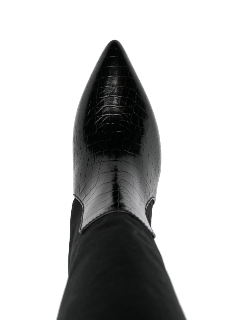 Shop Paris Texas 60mm Panelled Boots In Black