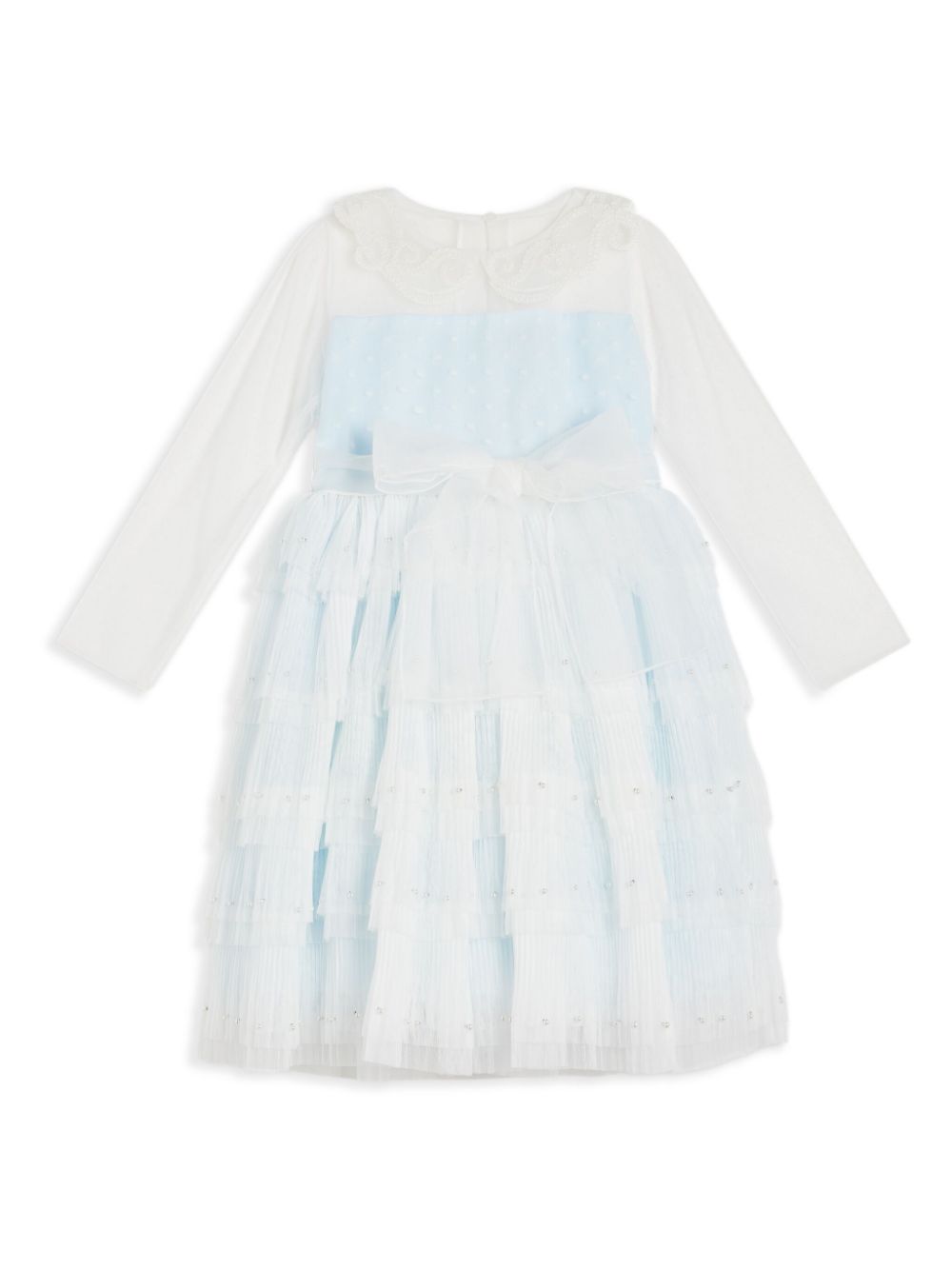 SPERANZA ruffled dress - Blue