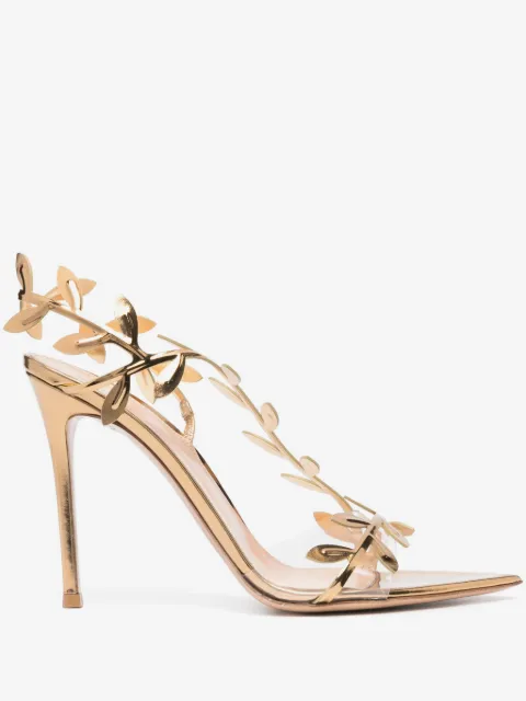 Gianvito Rossi Flavia 105mm leather sandals