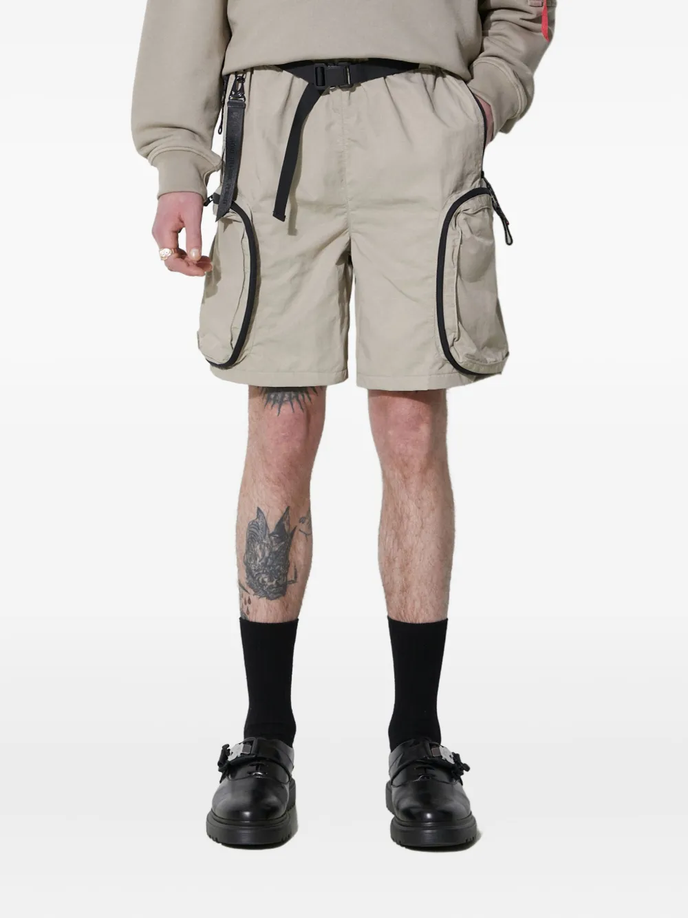 Alpha Industries belted cargo shorts | Cargo Shorts | Image 2