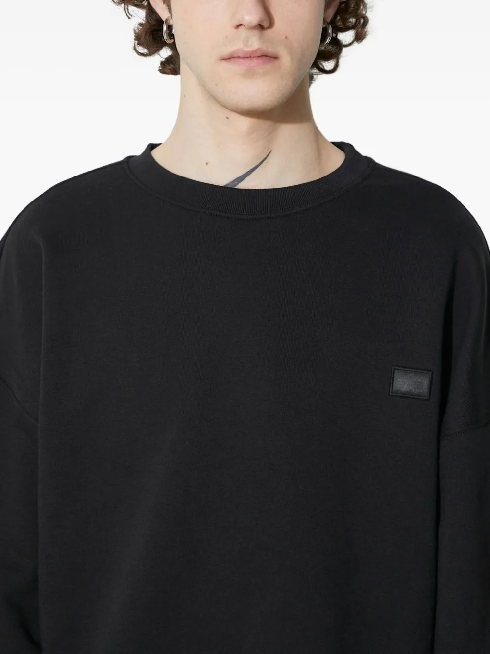 Alpha Industries Essentials Rl Crew-neck Sweatshirt In Black