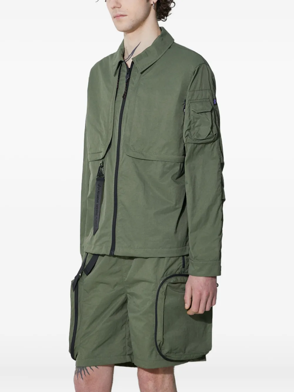 Alpha Industries Utility Uv Shirt Jacket In Green