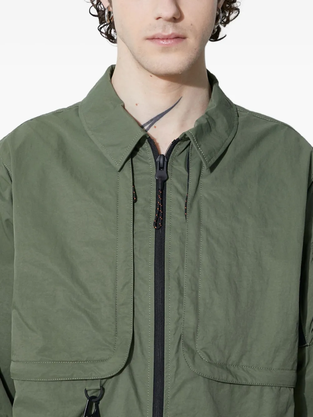 Alpha Industries Utility Uv Shirt Jacket In Green