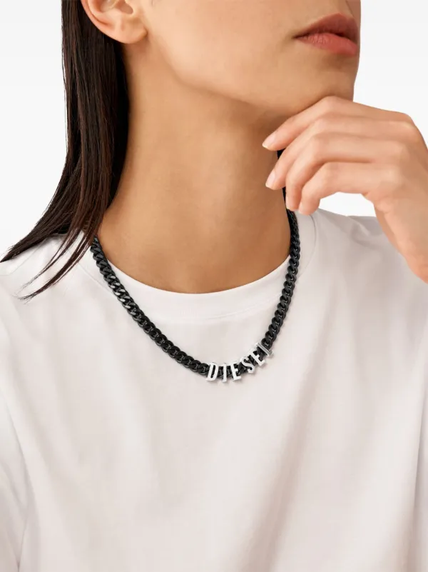 Diesel チェーン ネックレス | ブラック | FARFETCH JP