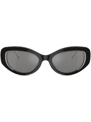 Diesel キャットアイ サングラス | ブラック | FARFETCH JP