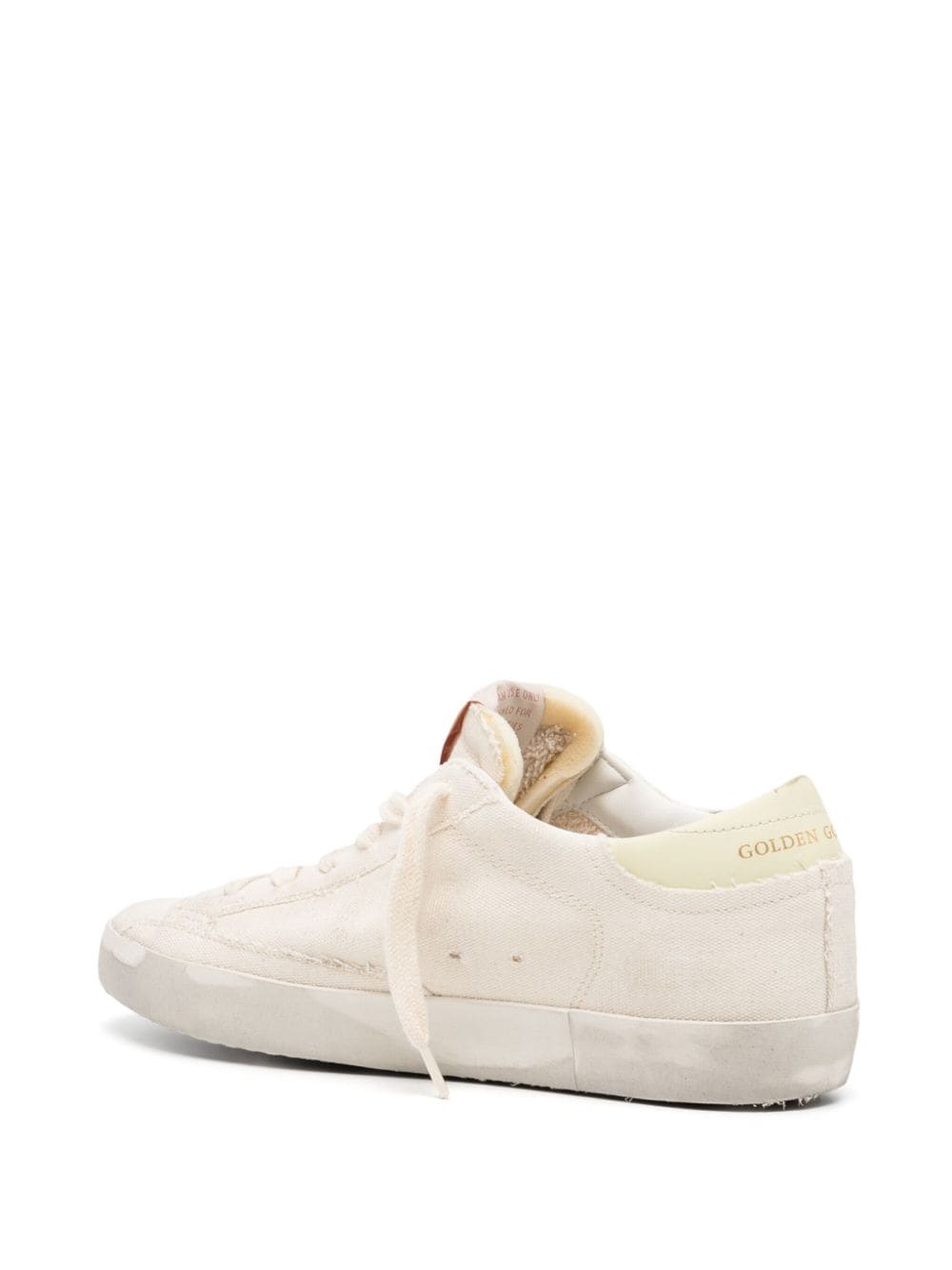 Shop Golden Goose Super Star Lace-up Sneakers In Neutrals
