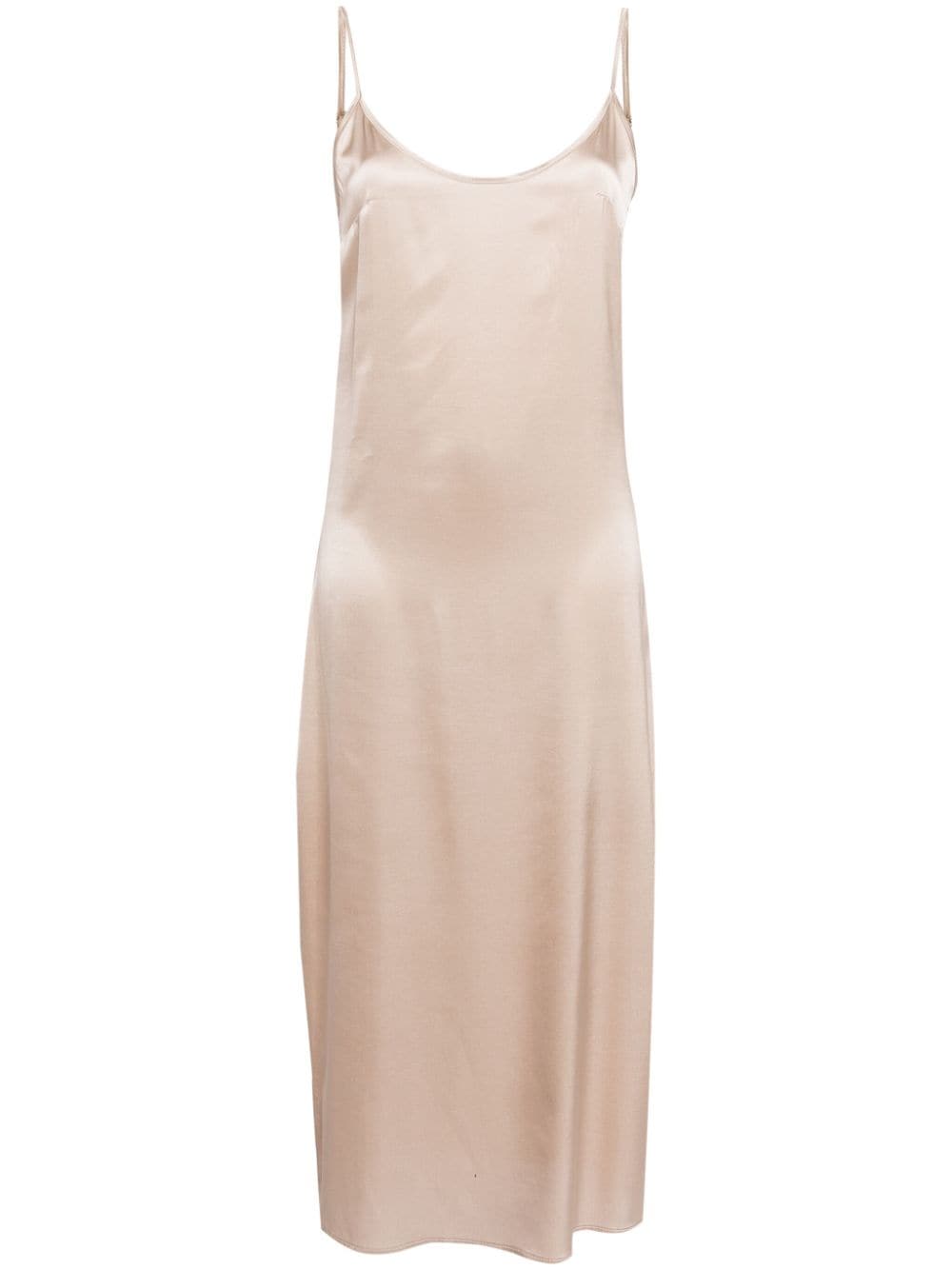 Wild Cashmere Penny Silk Dress In Neutrals