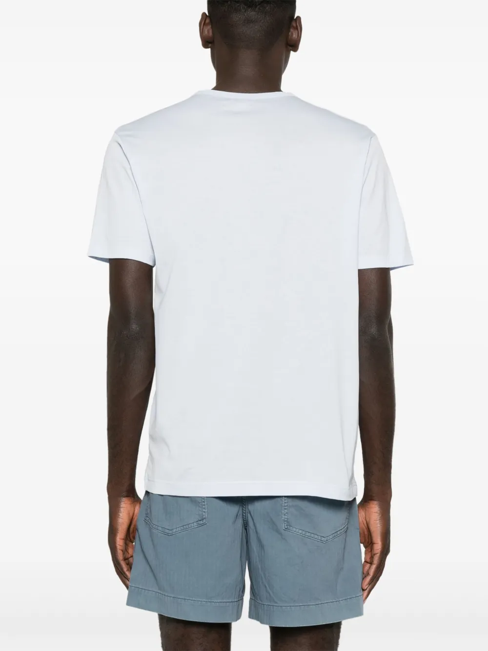 Sunspel Classic katoenen T-shirt Blauw