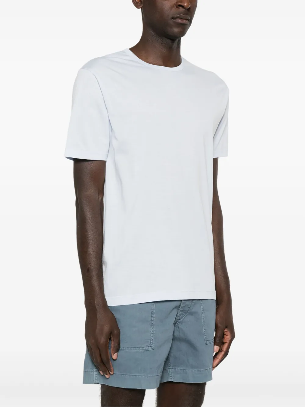 Sunspel Classic katoenen T-shirt Blauw