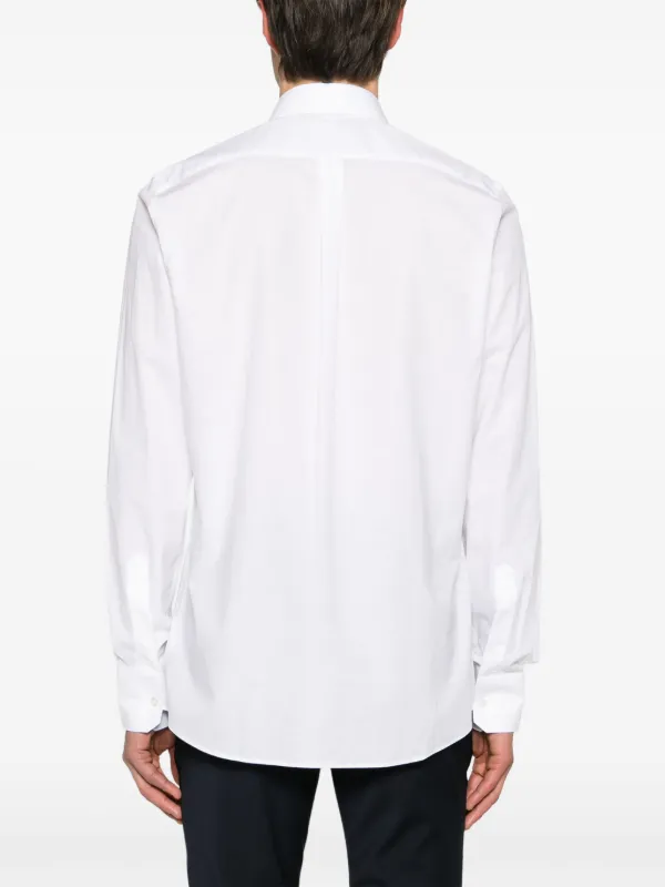 D&G メンズ白シャツ Lace Martini-fit shirt in White for Men | Dolce&Gabbana® US
