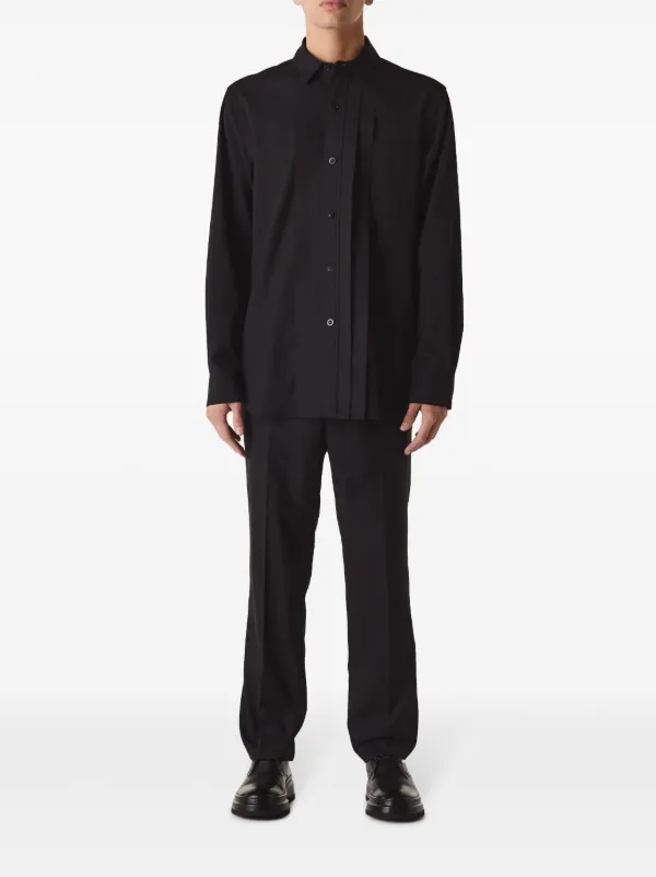 sacai プリーツ　シャツ Sacai プリーツディテール シャツ | ホワイト | FARFETCH JP