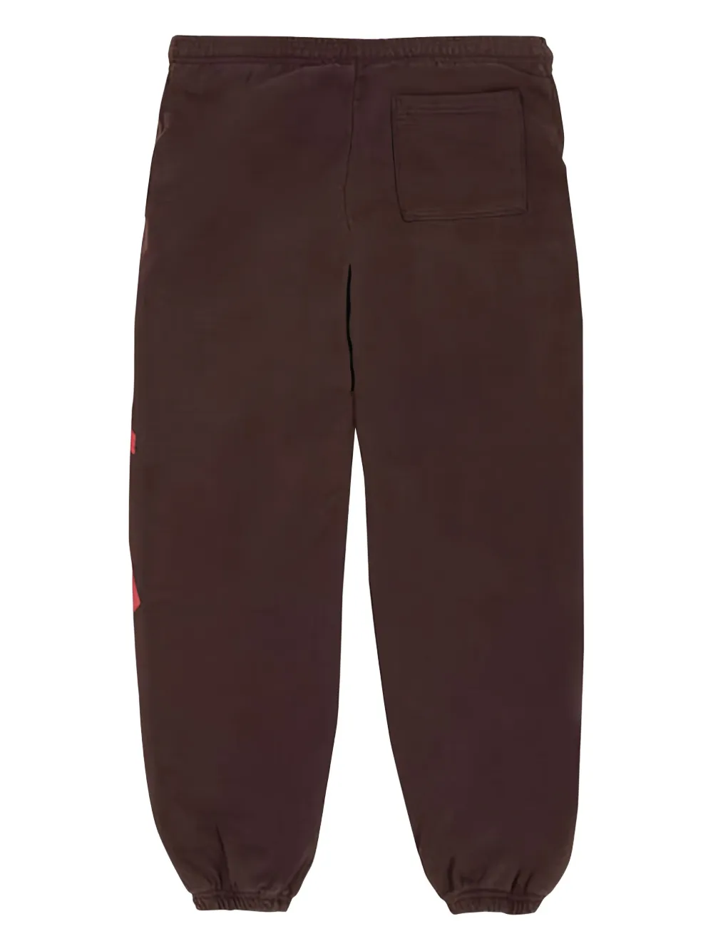 Sp5der Araignee Star-print Track Pants In Brown