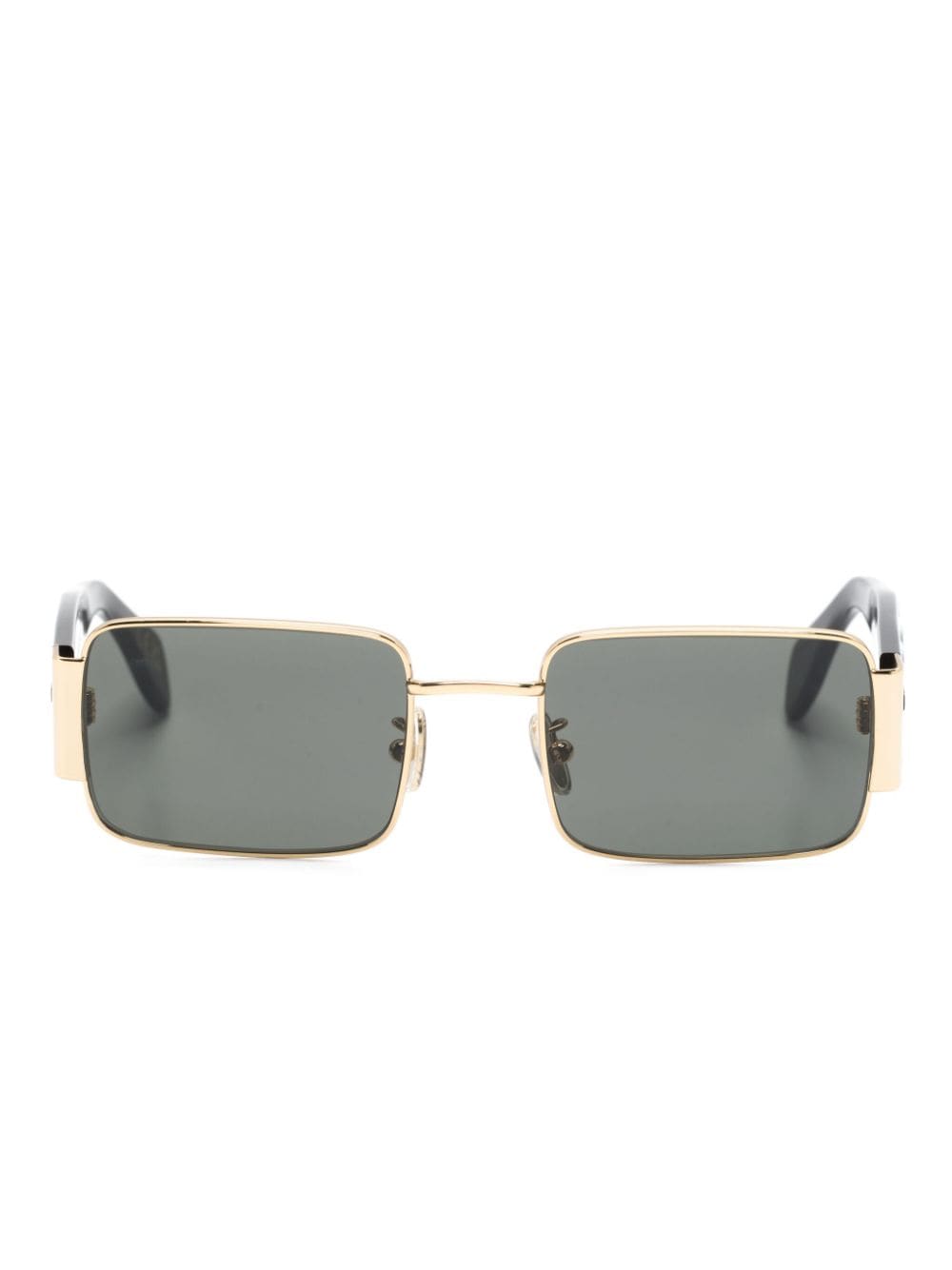 Retrosuperfuture Z Rectangle-frame Sunglasses In Black