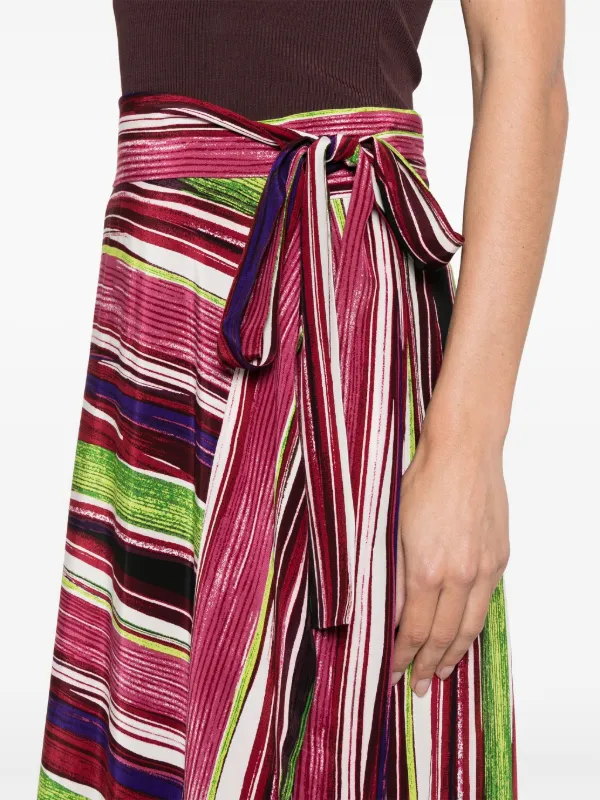 Dvf wrap skirt best sale