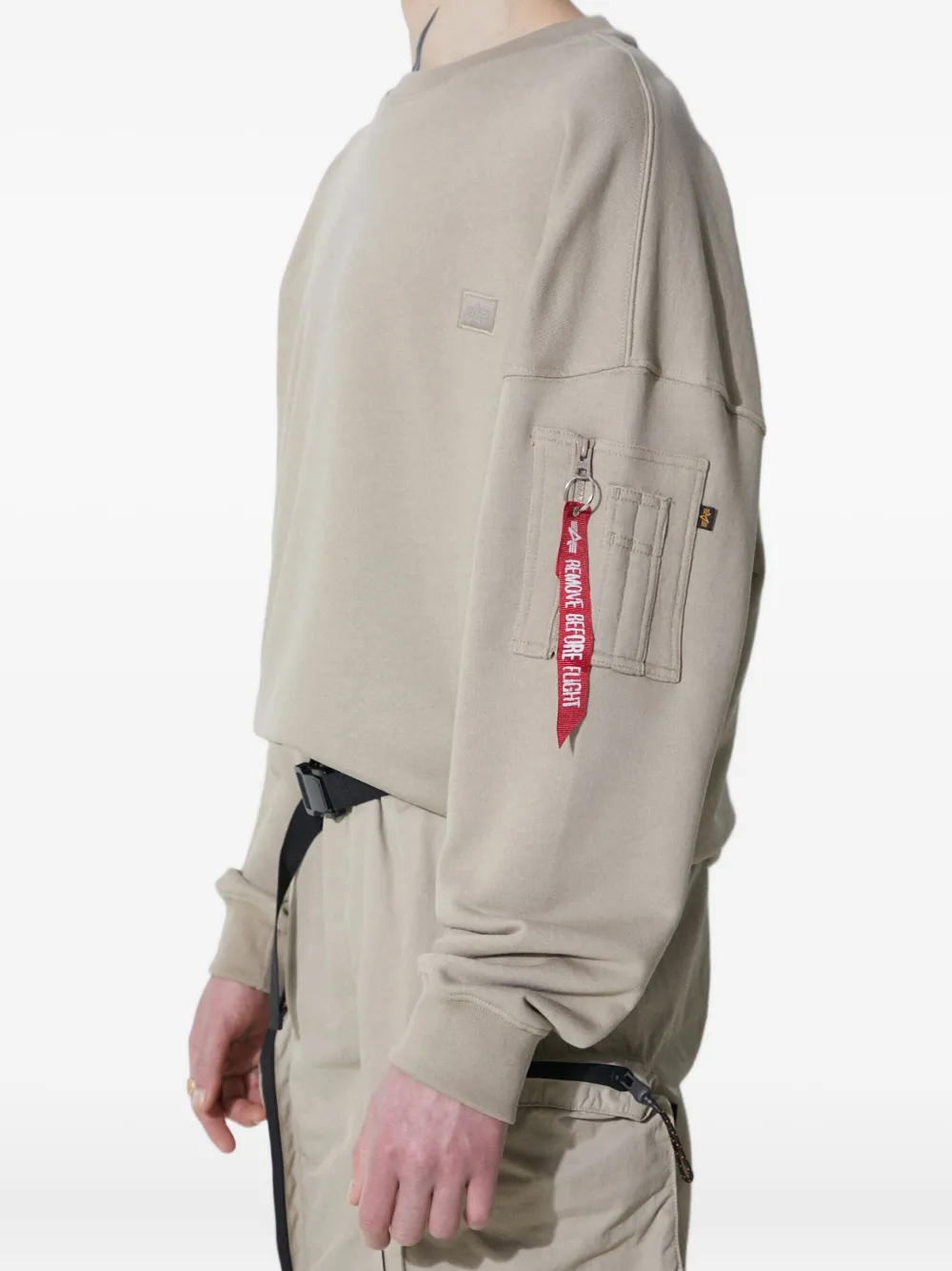 Alpha Industries Alpha Essentials Sweatshirt In Gray
