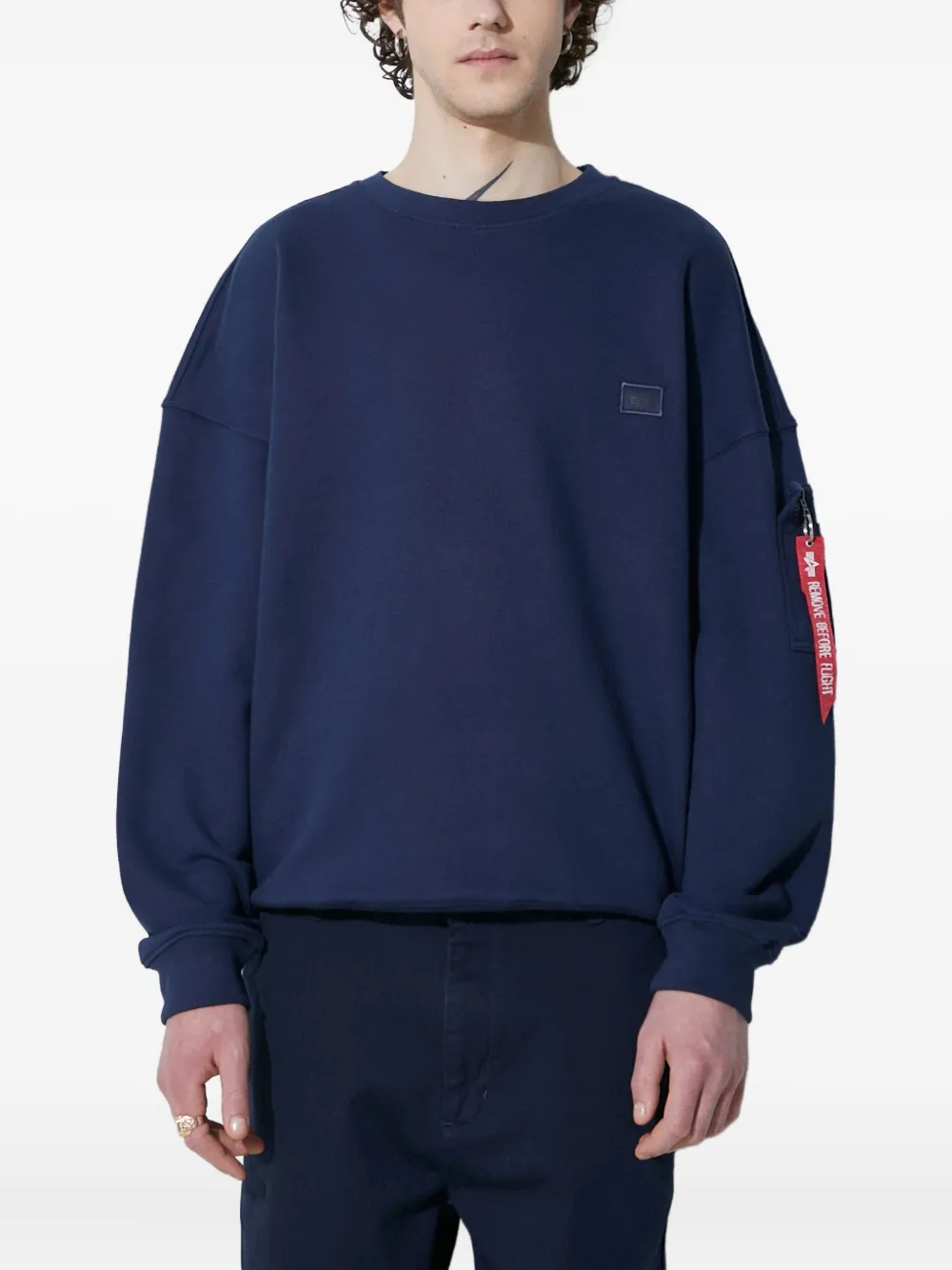 Alpha Industries Alpha Essentials Sweatshirt In Blue
