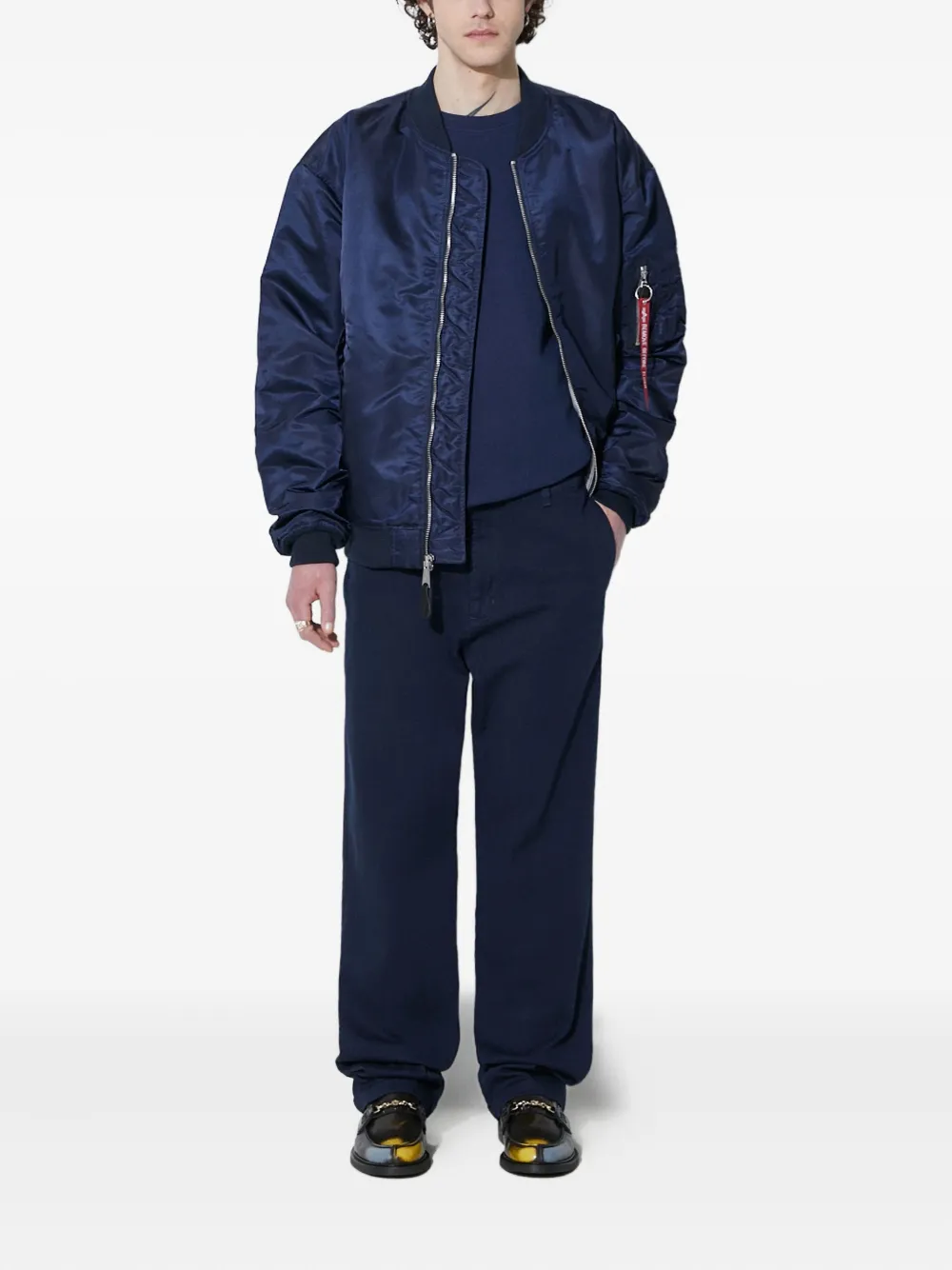 Alpha Industries Alpha Essentials sweater - Blauw