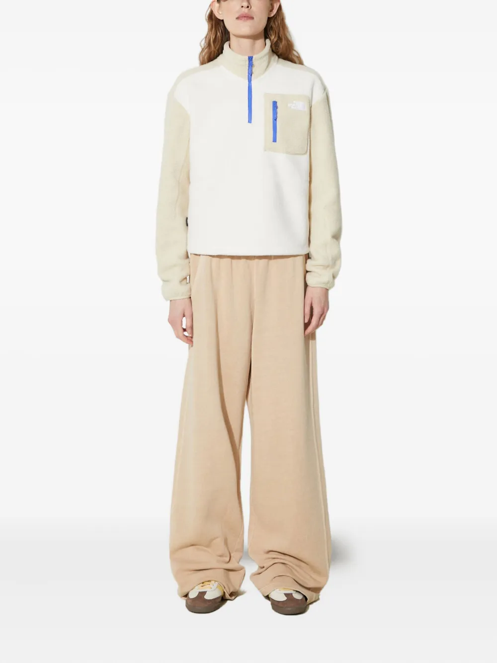 Adidas Trainingsbroek met geborduurd logo - Beige
