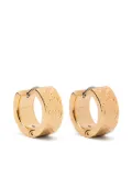 Tory Burch small T Monogram hoop earrings - Gold