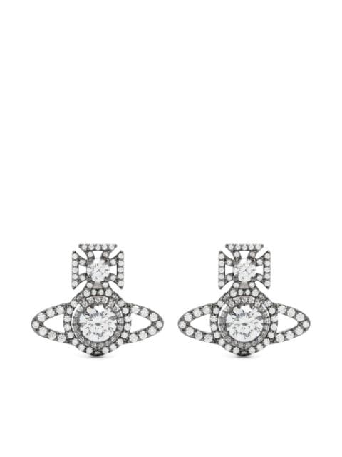 Vivienne Westwood Norabelle crystal-embellished stud earrings