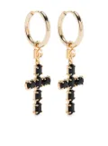 Dolce & Gabbana cross-charm drop earrings - Gold