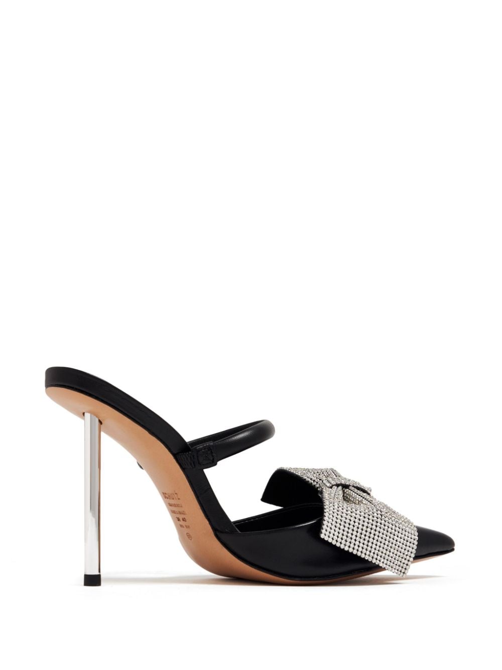 Shop Schutz Mila 100mm Bow-detail Mules In Black