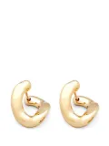 Tom Wood 18kt gold-plated silver Dean hoop earrings