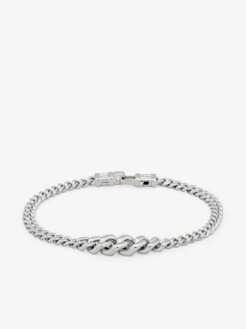 Tom Wood sterling silver Dean curb-chain bracelet