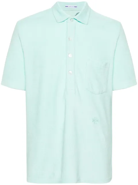 Jacob Cohën logo-embroidered towelling polo shirt