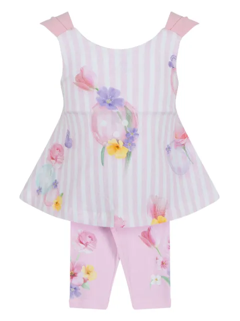 Lapin House floral-print two-piece set