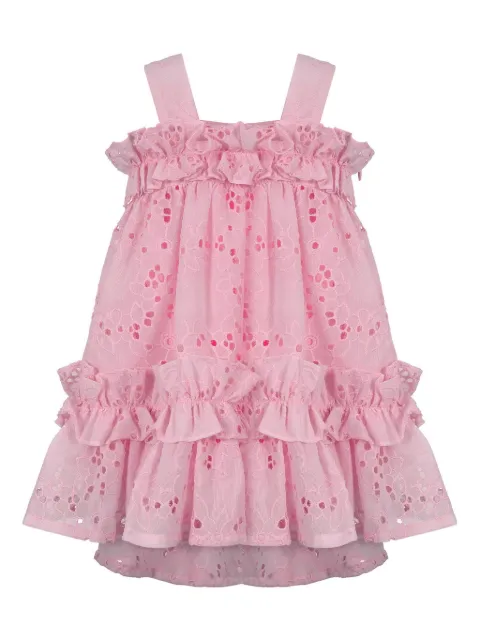 Lapin House broderie-anglaise cotton dress