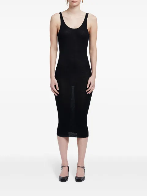 Cashmere In Love sleeveless wool midi dress CALIFORNIAKNITDRESS - 1