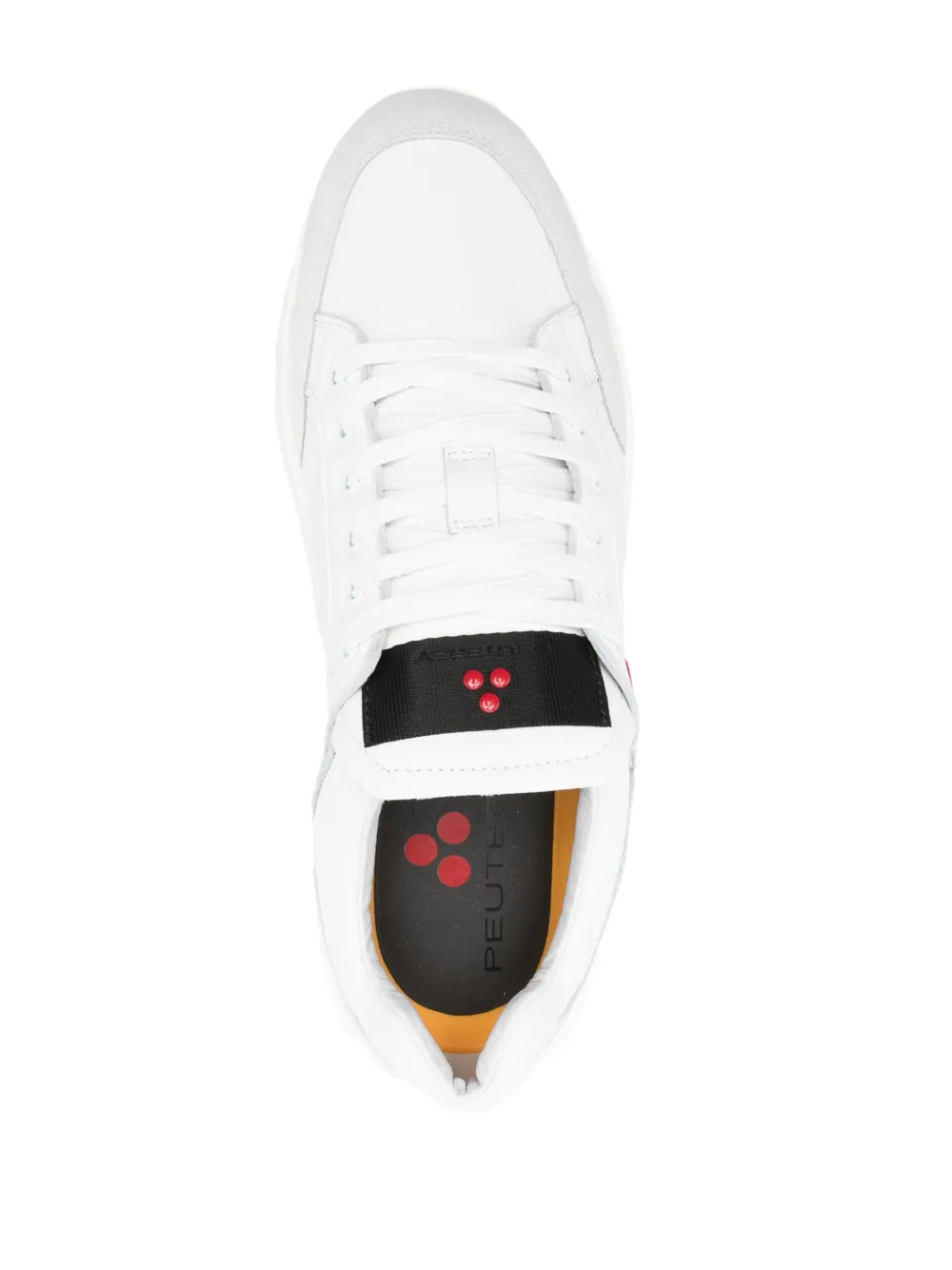 Shop Peuterey Zamami Leather Sneakers In White