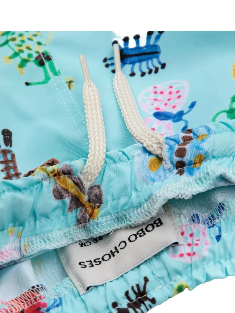 Bobo Choses insect-print swim shorts Blauw