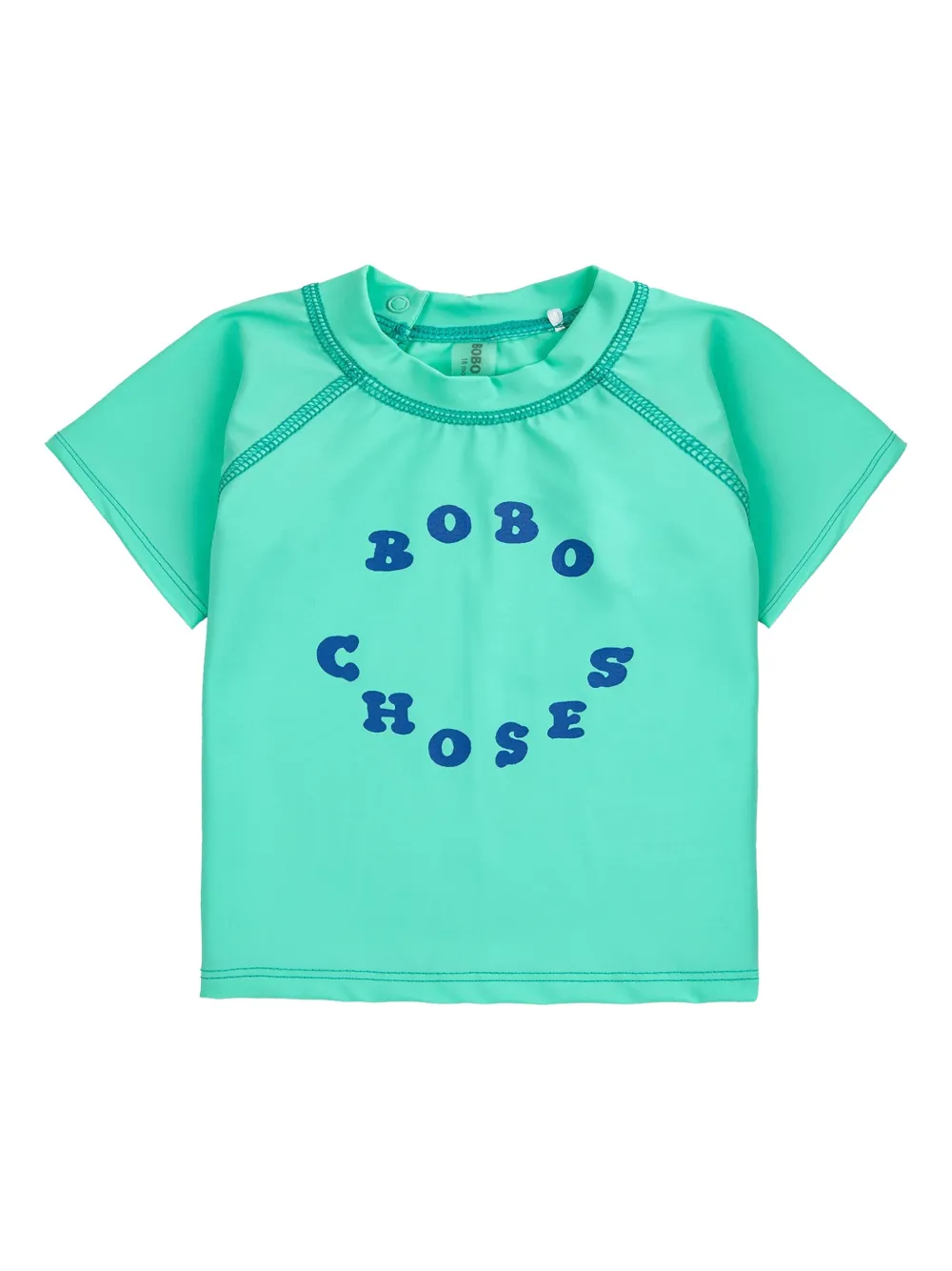Bobo Choses circle-logo swim sun-protection t-shirt Groen