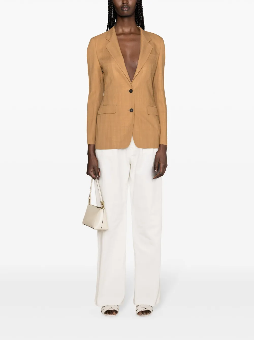 Tagliatore Blazer met enkele rij knopen - Bruin
