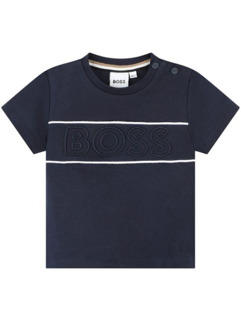 BOSS Kidswear t-shirt à logo brodé
