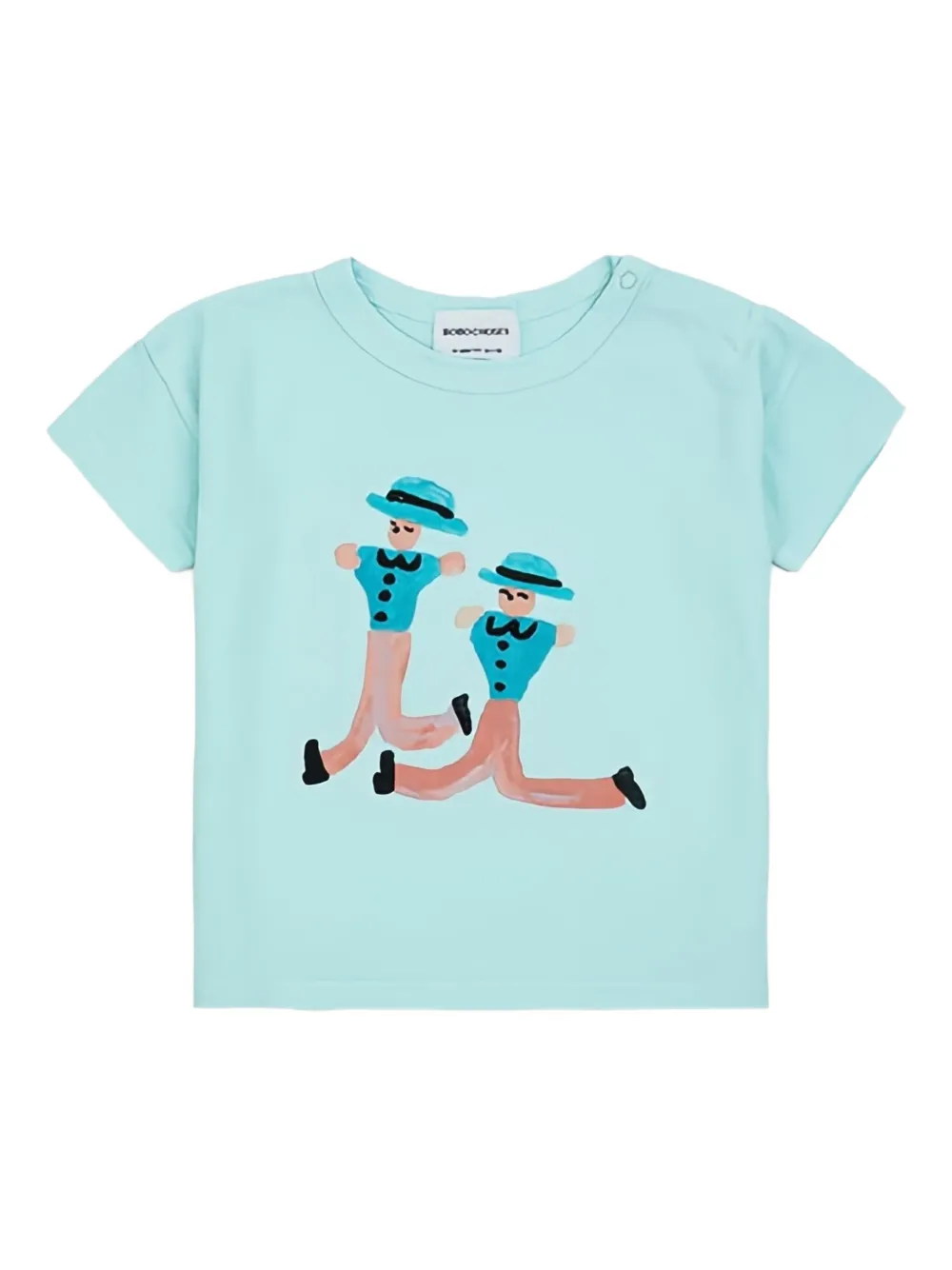 Bobo Choses dancing giants t-shirt Blauw
