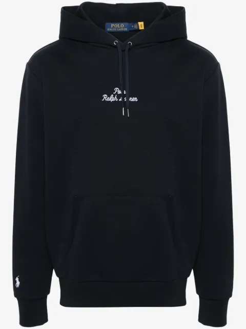 Polo Ralph Lauren logo-embroidered cotton hoodie