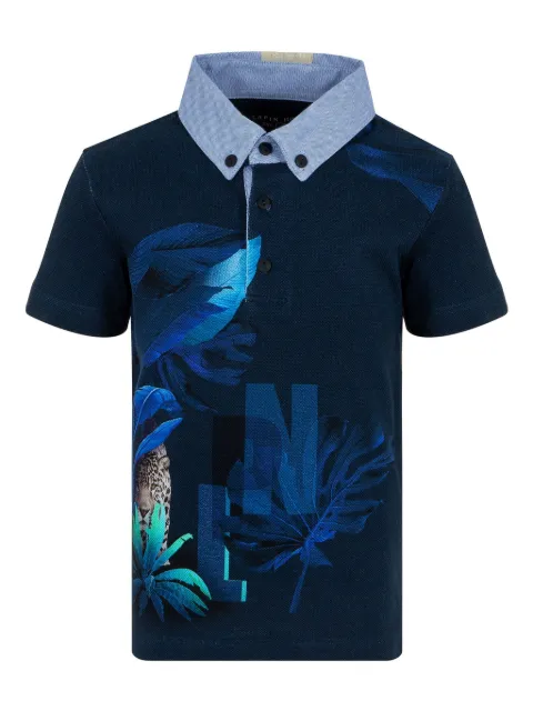 Lapin House Katoenen poloshirt met grafische print